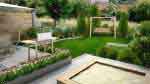 Garden as outdoor playroom for the kids