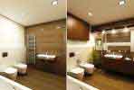 Apartment building interiors - Bathroom 1